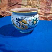 vaso da tavolo dipinto a mano