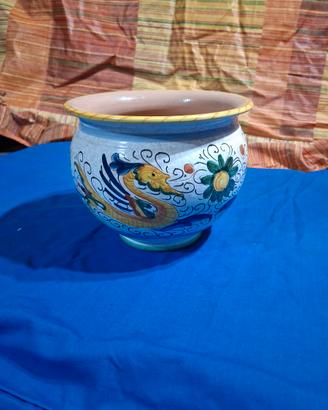 vaso da tavolo dipinto a mano