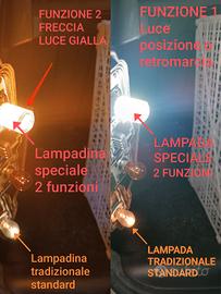 Lampadine Doppia Funzione Posizione Bianco Freccia