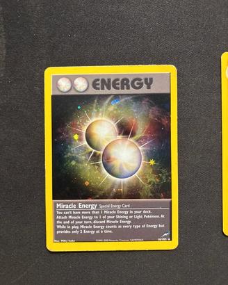 Miracle Energy Holo set neo destiny ENG