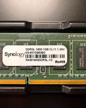Modulo RAM 1GB Synology SoDIMM per NAS perfetto