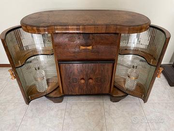 Mobile Bar Servant con giradischi vintage