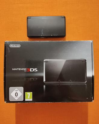 Nintendo 3DS nero con scatola 