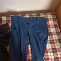 pantalone uomo blu