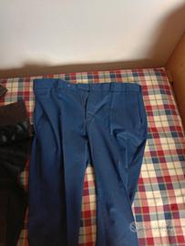 pantalone uomo blu
