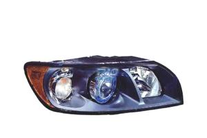 FANALE DESTRO PER VOLVO S40 V50 FONDO NERO H7 HB3