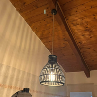 lampadario nero moderno