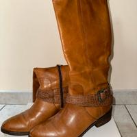 Stivali alti in pelle Janet&Janet
