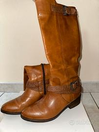 Stivali alti in pelle Janet&Janet