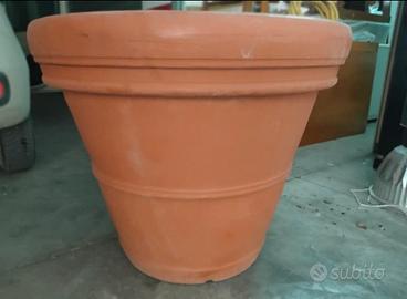 Vaso Grande Resina effetto Cotto