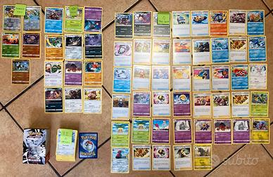 Lotto 129 Carte Pokémon TCG Italiano Spada e Scudo