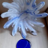 Centro tavola Ruan vetro artistico + fiore