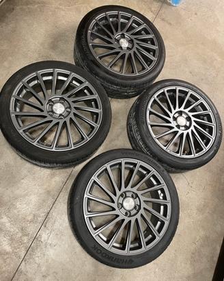 Cerchi in lega Brock attacco 5x100 vw 215/40/R17