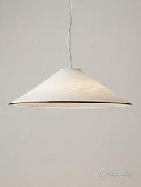 Lampadario Vintage a Saliscendi in Vetro