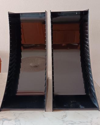 Coppia porta CD da parete / tavolo