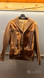 Giacca Uomo Vintage in lana e renna