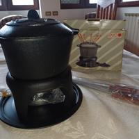 SET FONDUTA GHISA nero EVA collection