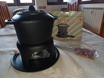 SET FONDUTA GHISA nero EVA collection