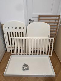 Lettino Neonati Pali