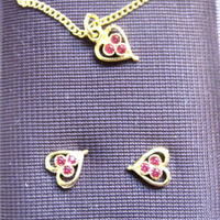 Parure vintage mini cuore