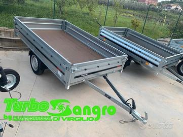 Rimorchio Ellebi con ruote sotto al pianale