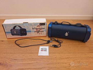 Cassa Speaker 5W Portatile Portable BTS F5754, Blu