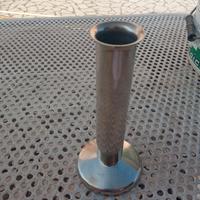 porta fiori inox bagnati in argento 