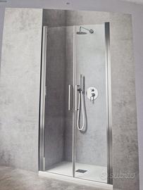 PORTA DOCCIA SALOON 84-89 CROMO TRASPARENTE