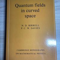 quantum field theory in curved space