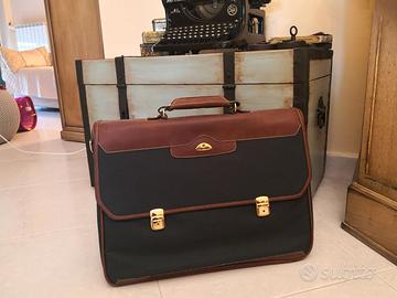 Borsa Samsonite da uomo di colore verde bottiglia