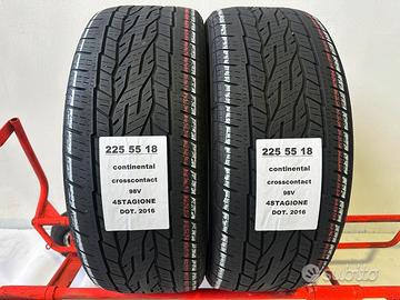 2 gomme 225 55 18 Continental 4stagione