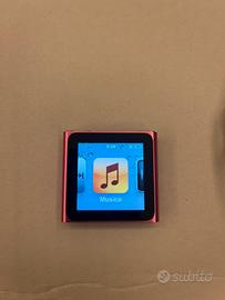 Ipod Nano rosa 6 gen 8 GB con cover