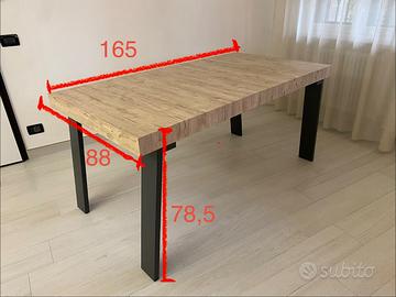 Tavolo Ricci Casa - color Rovere Naturate