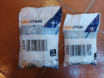 Dexter sacchetti croci e T per posa piastrelle
