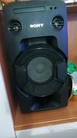 stereo cassa sony con telecomando pari al nuovo 