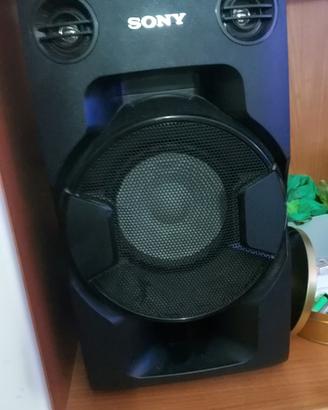 stereo cassa sony con telecomando pari al nuovo 