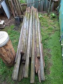 pali da 2/3 e 4 metri + canne da bacchette vigneto