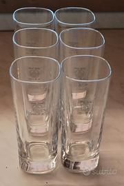 Sei bicchieri da liquore collezione Vinciana