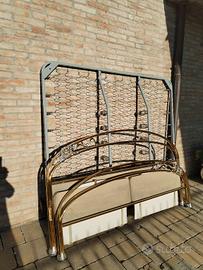 Letto in ottone già smontato 