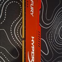 RAM Kingston HyperX Fury DDR3 1866 MHz Red Gaming