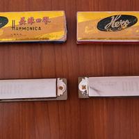 2 Armonica HERO usate vintage + scatole originali