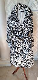 Trench\cappotto nuovo,stampa leopardata – taglia M
