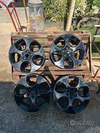 CERCHI vw golf gti DETROIT 18 NERO LUCIDO 5x112