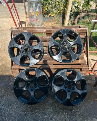CERCHI vw golf gti DETROIT 18 NERO LUCIDO 5x112