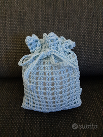 Sacchettino/bomboniera uncinetto