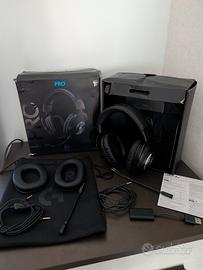 Cuffie Gaming Logitech G PRO - Set Completo