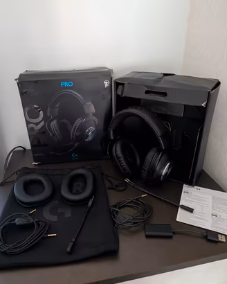 Cuffie Gaming Logitech G PRO - Set Completo