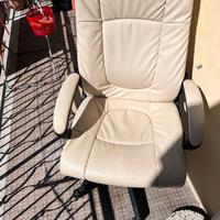 Poltrona comoda per scrivania in similpelle