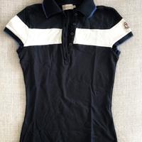 Polo Moncler donna blu taglia S