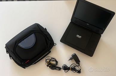 LETTORE DVD TREVI PORTATILE CON CUSTODIA PER AUTO